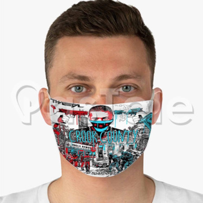 Stackin Paper Twista Custom Fabric Face Mask Polyester Two Layers Cloth Washable
