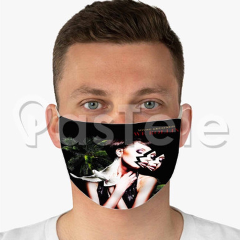 We Rollin Young Greatness Custom Fabric Face Mask Polyester Two Layers Cloth Washable