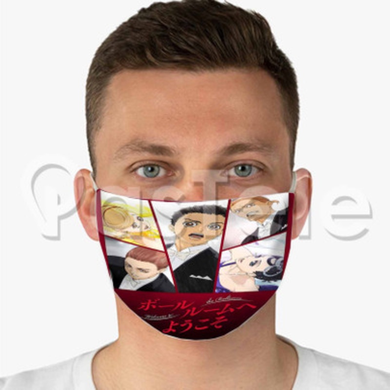 Welcome to the Ballroom Custom Fabric Face Mask Polyester Two Layers Cloth Washable