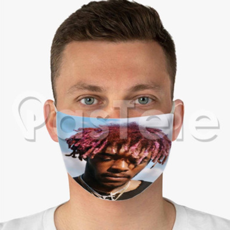 A AP Rocky Lil Uzi Vert Custom Fabric Face Mask Polyester Two Layers Cloth Washable