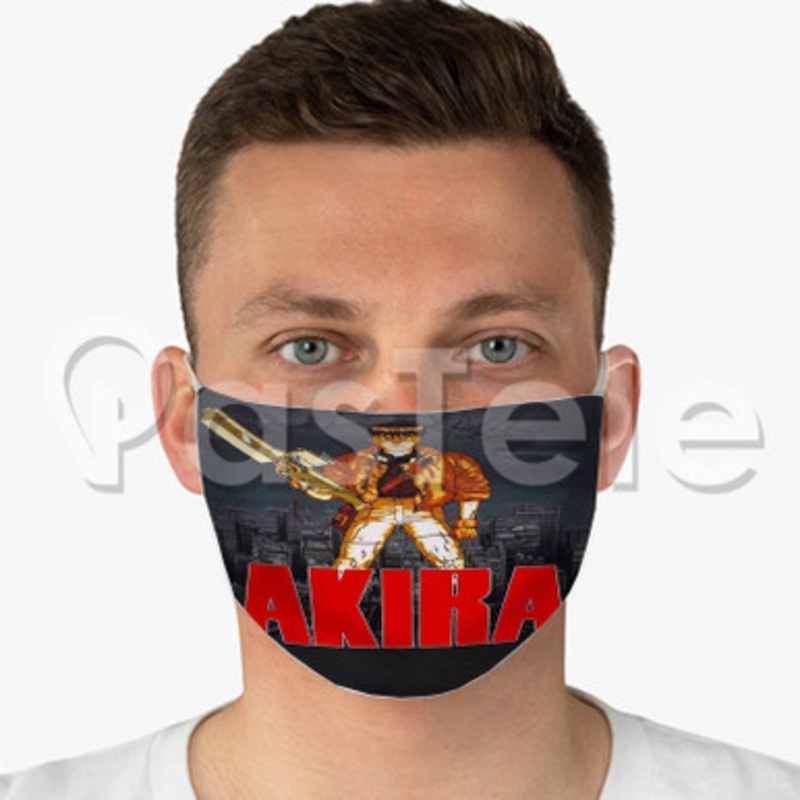 Akira Custom Fabric Face Mask Polyester Two Layers Cloth Washable