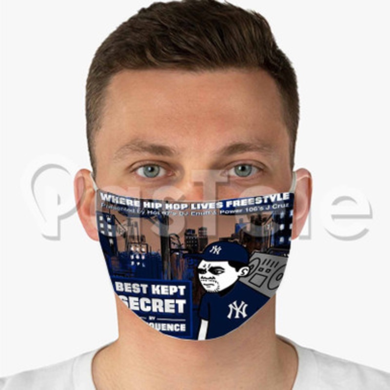 Best Kept Secret Consequence Custom Fabric Face Mask Polyester Two Layers Cloth Washable