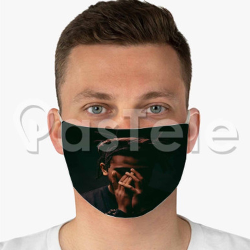 Childish Major Woo ah Custom Fabric Face Mask Polyester Two Layers Cloth Washable