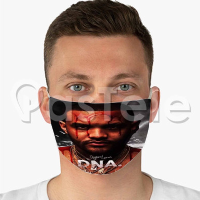 DNA Freestyle Joyner Lucas Custom Fabric Face Mask Polyester Two Layers Cloth Washable