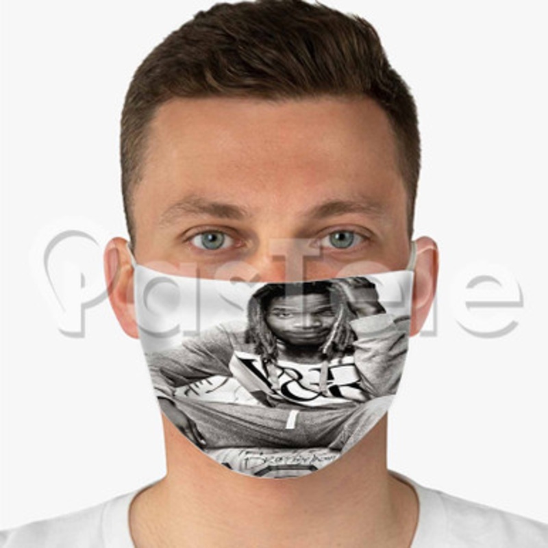 Fetty Wap Custom Fabric Face Mask Polyester Two Layers Cloth Washable
