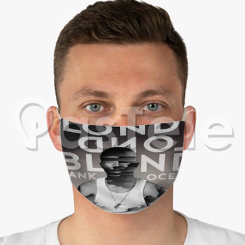 Frank Ocean Blond Custom Fabric Face Mask Polyester Two Layers Cloth Washable