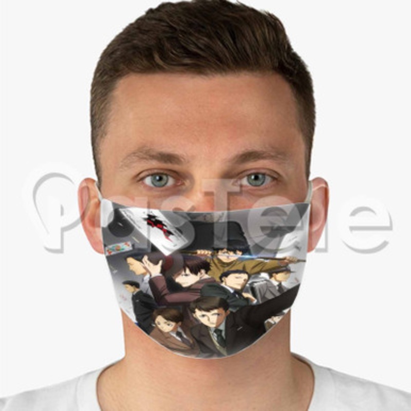 Joker Game Custom Fabric Face Mask Polyester Two Layers Cloth Washable