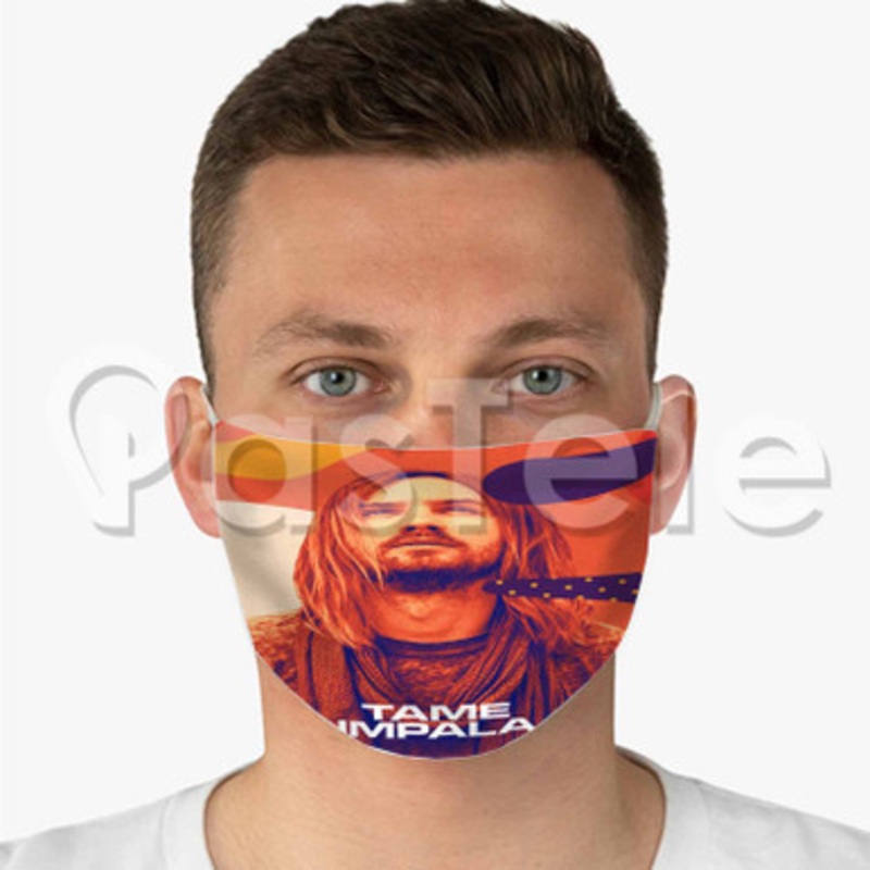 Kevin Parker Custom Fabric Face Mask Polyester Two Layers Cloth Washable