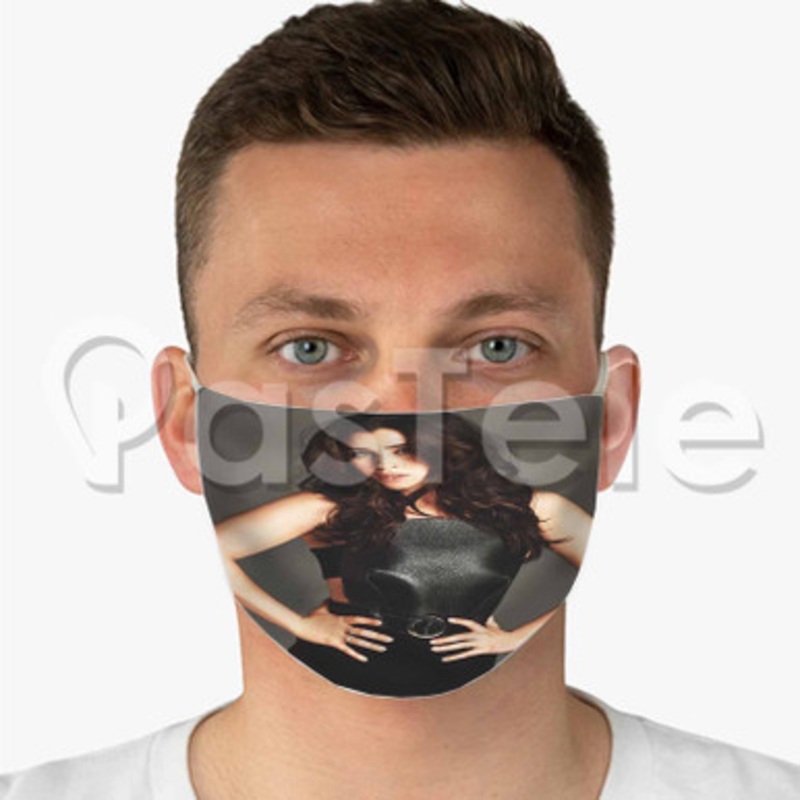 Lauren Jauregui Custom Fabric Face Mask Polyester Two Layers Cloth Washable