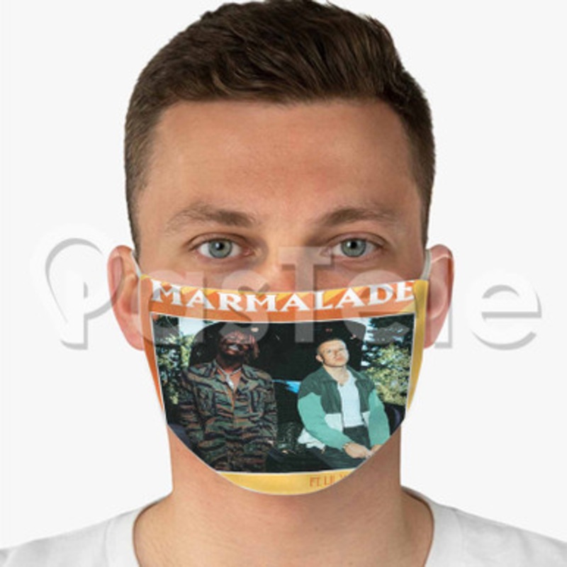 Macklemore feat Lil Yachty Custom Fabric Face Mask Polyester Two Layers Cloth Washable