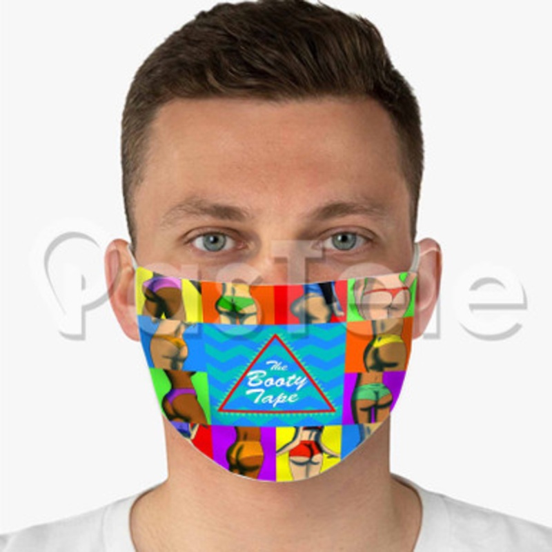 No Lies Ugly God Feat Wiz Khalifa Custom Fabric Face Mask Polyester Two Layers Cloth Washable