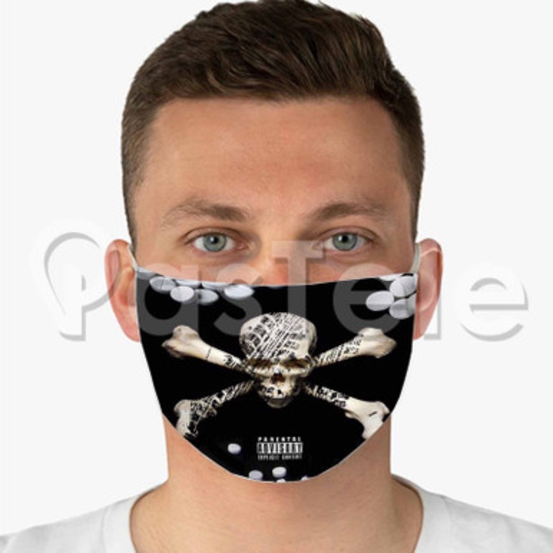Pills And Automobiles Chris Brown Feat Kodak Black Yo Gotti A Custom Fabric Face Mask Polyester Two Layers Cloth Washable