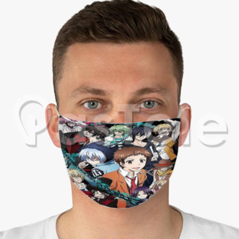 Servamp Custom Fabric Face Mask Polyester Two Layers Cloth Washable