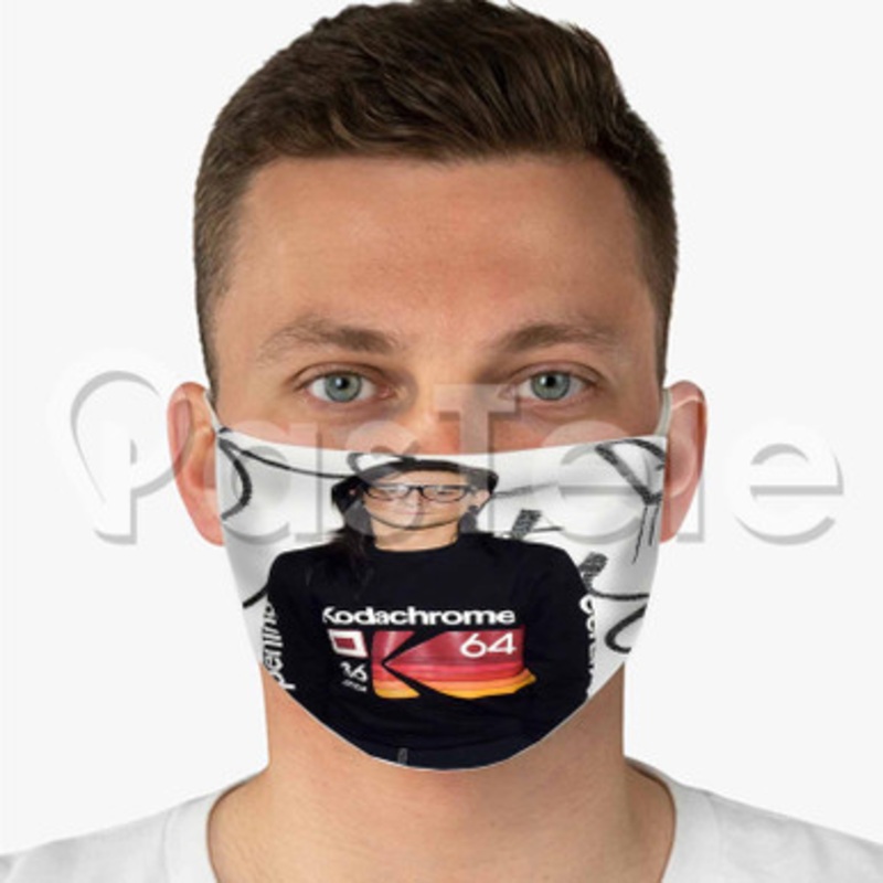 Skrillex Custom Fabric Face Mask Polyester Two Layers Cloth Washable
