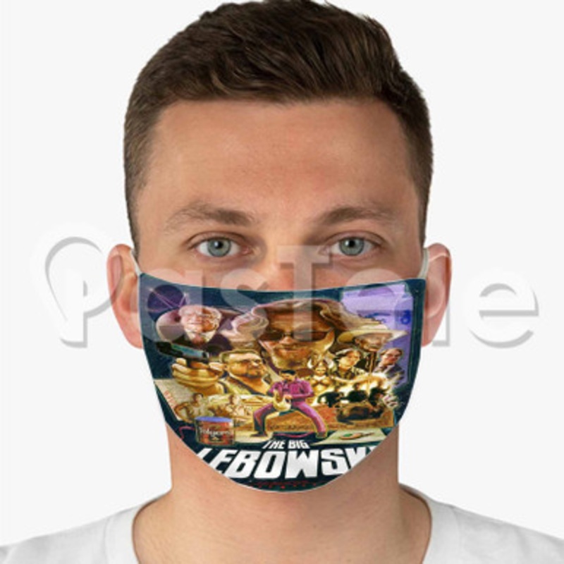 The Big Lebowski Custom Fabric Face Mask Polyester Two Layers Cloth Washable