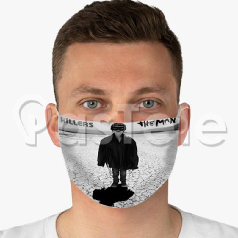 The Killers The Man Custom Fabric Face Mask Polyester Two Layers Cloth Washable
