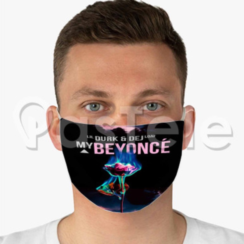 The One Lil Durk Feat De J Loaf Custom Fabric Face Mask Polyester Two Layers Cloth Washable