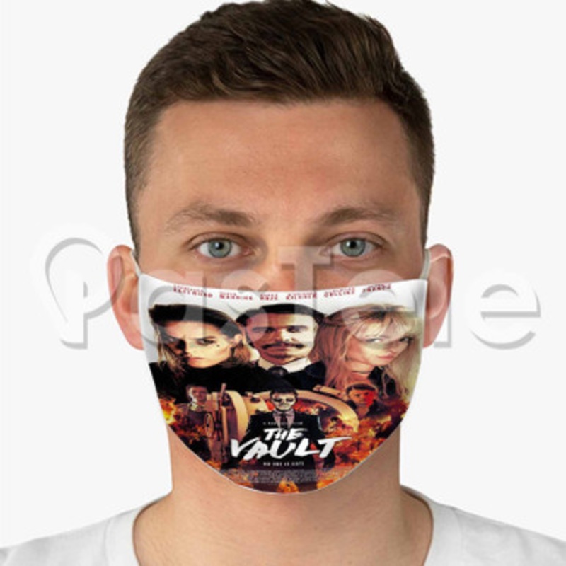 The Vault Custom Fabric Face Mask Polyester Two Layers Cloth Washable