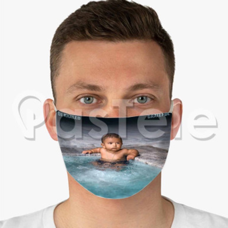 To The Max DJ Khaled Drake Custom Fabric Face Mask Polyester Two Layers Cloth Washable