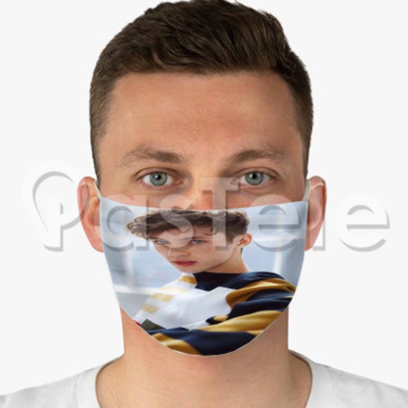 Troye Sivan Custom Fabric Face Mask Polyester Two Layers Cloth Washable