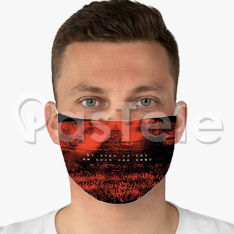 Twenty One Pilots Custom Fabric Face Mask Polyester Two Layers Cloth Washable