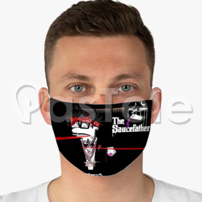 We Did It Sauce Walka Custom Fabric Face Mask Polyester Two Layers Cloth Washable