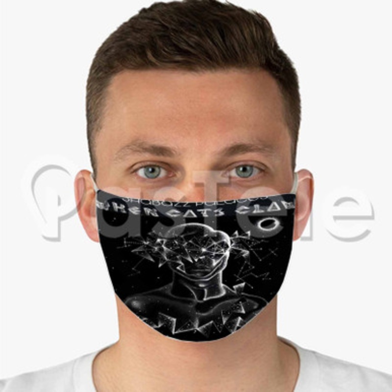 When Cats Claw Shabazz Palaces Custom Fabric Face Mask Polyester Two Layers Cloth Washable