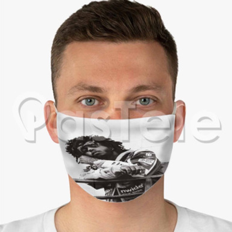 6LACK Custom Fabric Face Mask Polyester Two Layers Cloth Washable