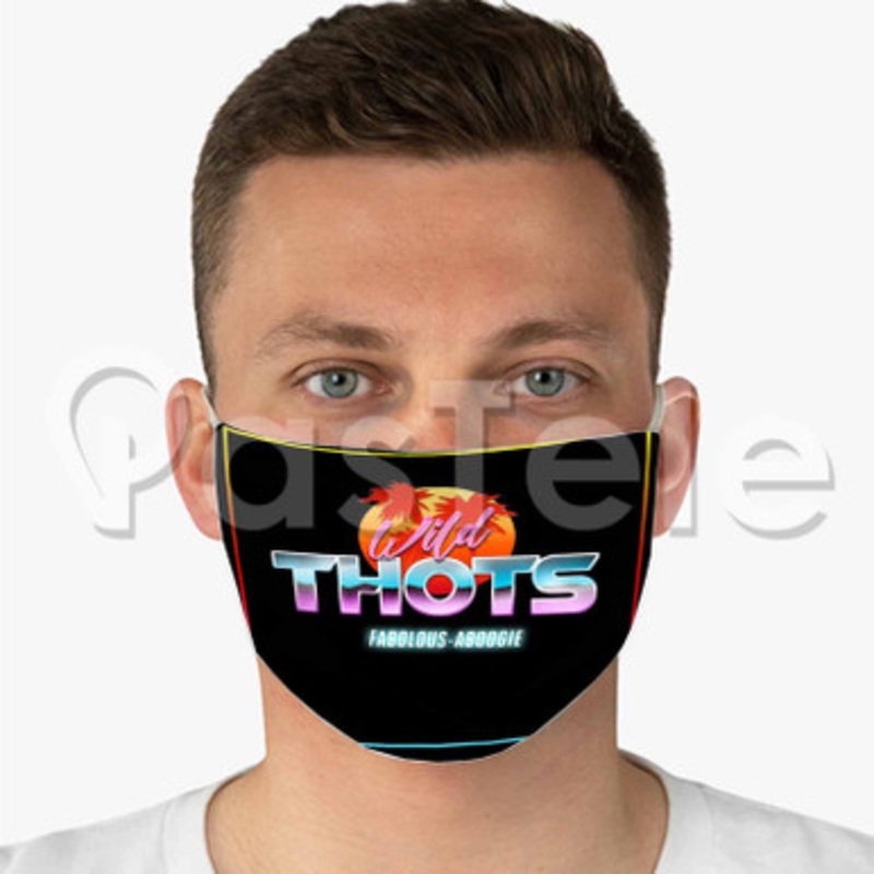 A Boogie Wit Da Hoodie Feat Fabolous Wild Thots Custom Fabric Face Mask Polyester Two Layers Cloth Washable