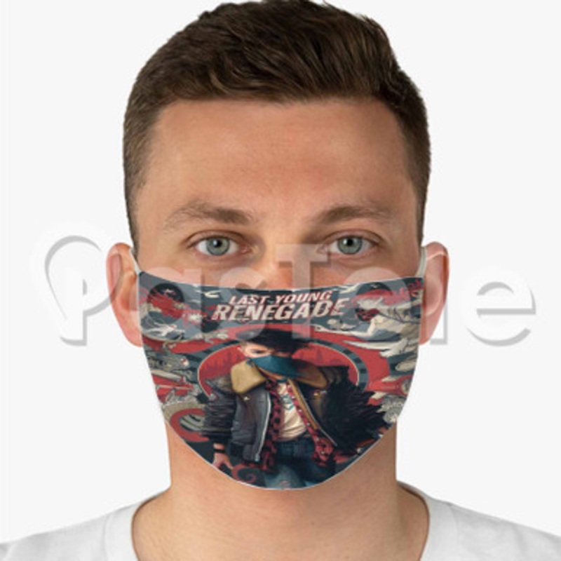 All Time Low Last Young Renegade Custom Fabric Face Mask Polyester Two Layers Cloth Washable