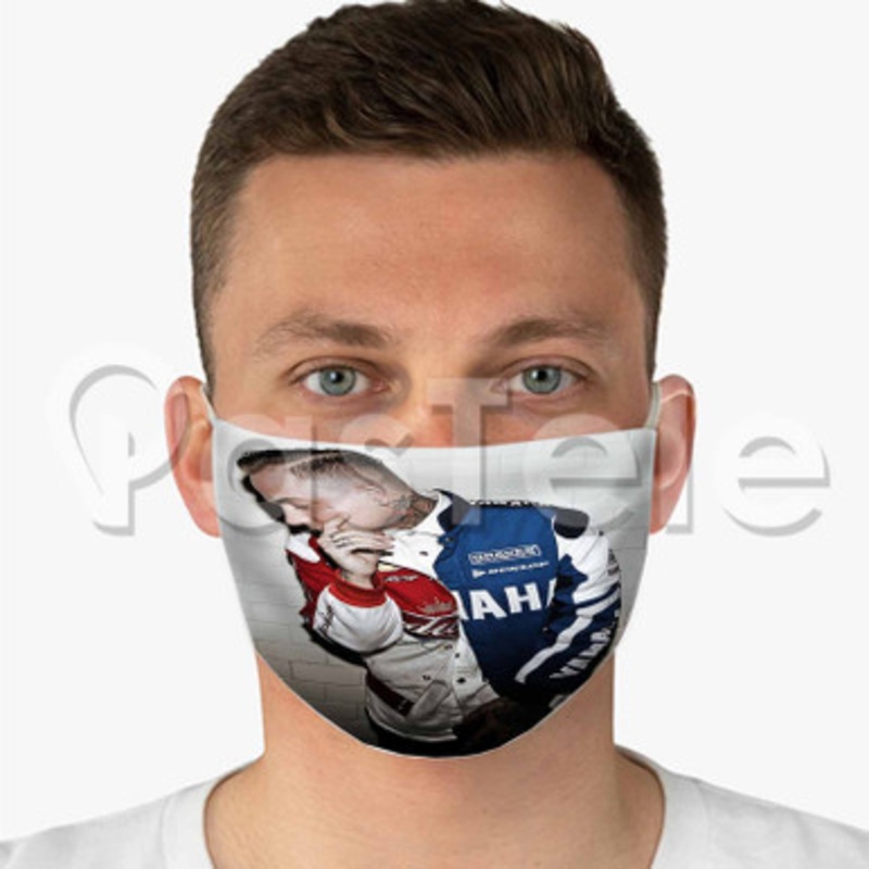 Blackbear Custom Fabric Face Mask Polyester Two Layers Cloth Washable
