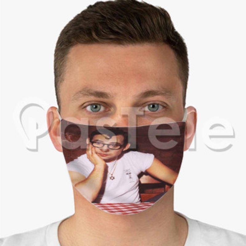 Bleachers and Mister Wives Custom Fabric Face Mask Polyester Two Layers Cloth Washable