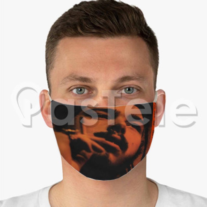 Congratulations Post Malone Feat Quavo Future Custom Fabric Face Mask Polyester Two Layers Cloth Washable
