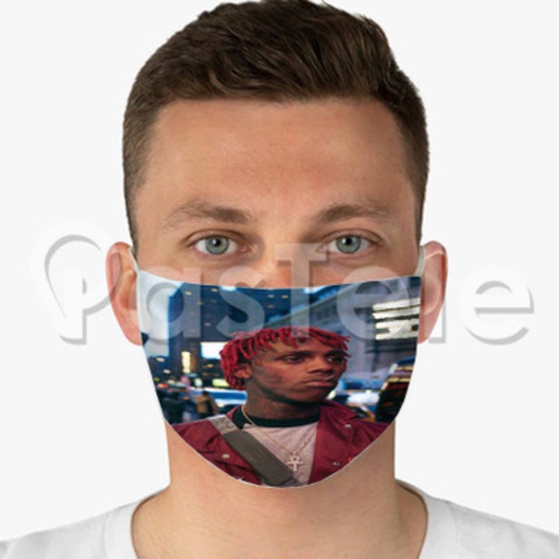 Famous Dex Custom Fabric Face Mask Polyester Two Layers Cloth Washable