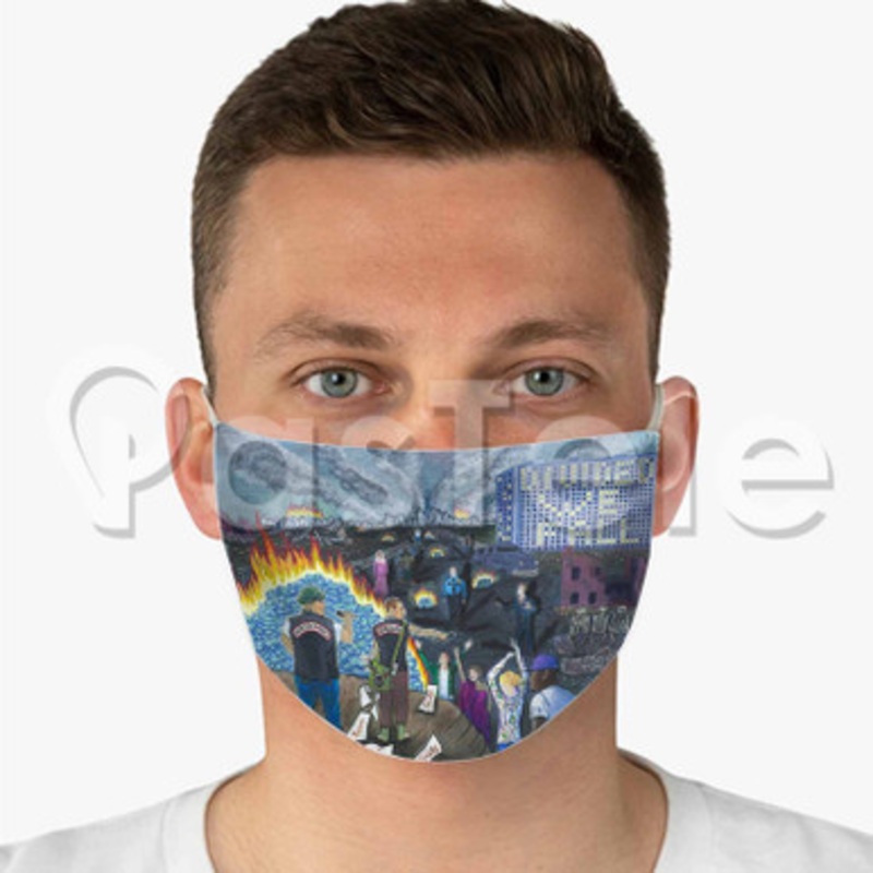 Famsquad I Get Me Me Custom Fabric Face Mask Polyester Two Layers Cloth Washable