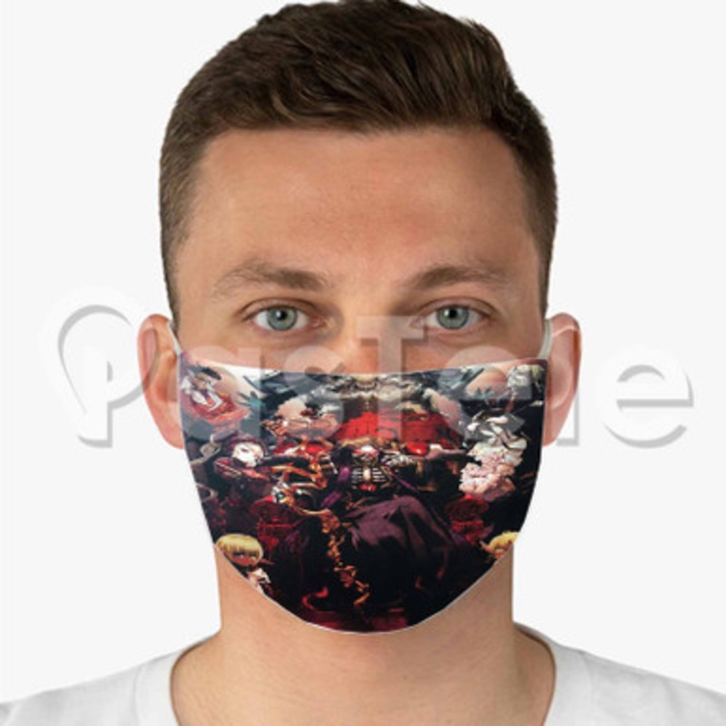 Floor Guardians Overlord Custom Fabric Face Mask Polyester Two Layers Cloth Washable
