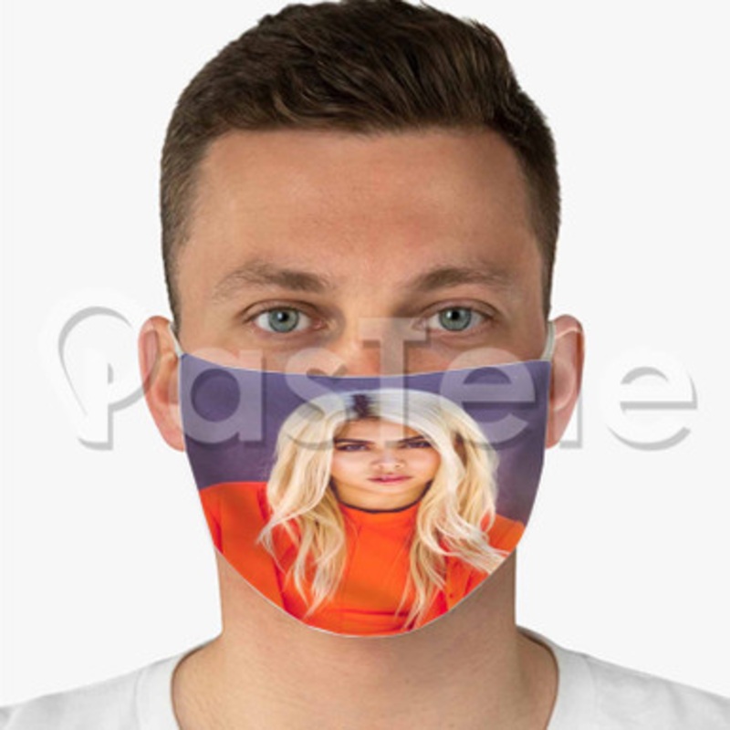 Hayley Kiyoko Custom Fabric Face Mask Polyester Two Layers Cloth Washable