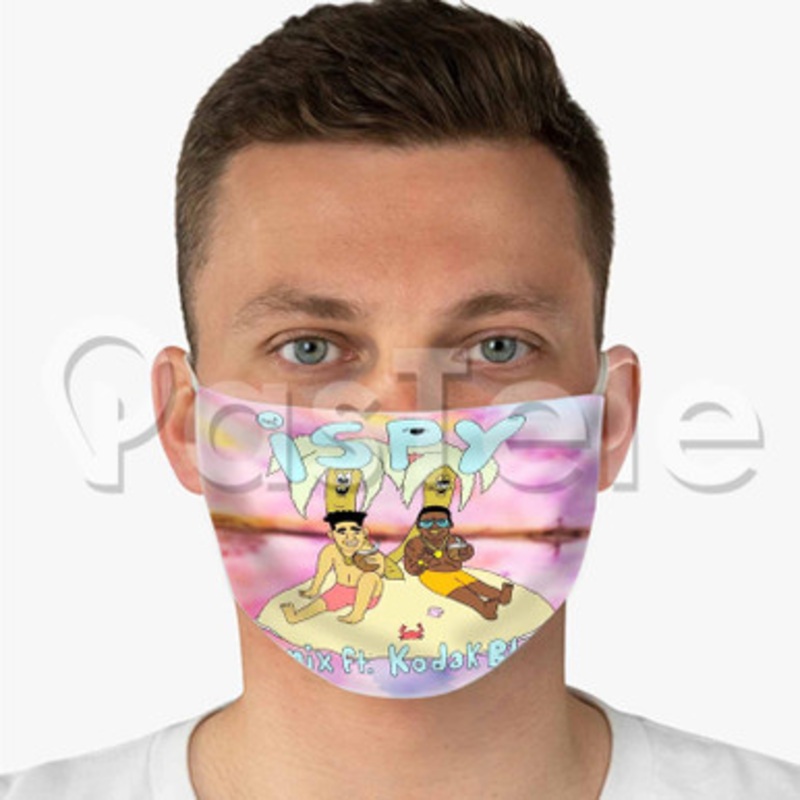 i Spy Kyle Feat Kodak Black Custom Fabric Face Mask Polyester Two Layers Cloth Washable