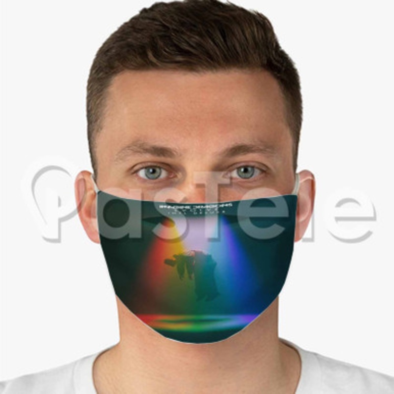 Imagine Dragons Custom Fabric Face Mask Polyester Two Layers Cloth Washable
