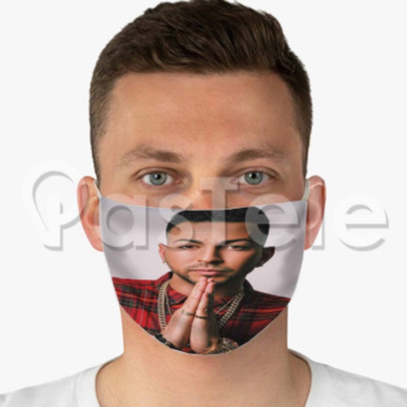 Justin Quiles Custom Fabric Face Mask Polyester Two Layers Cloth Washable