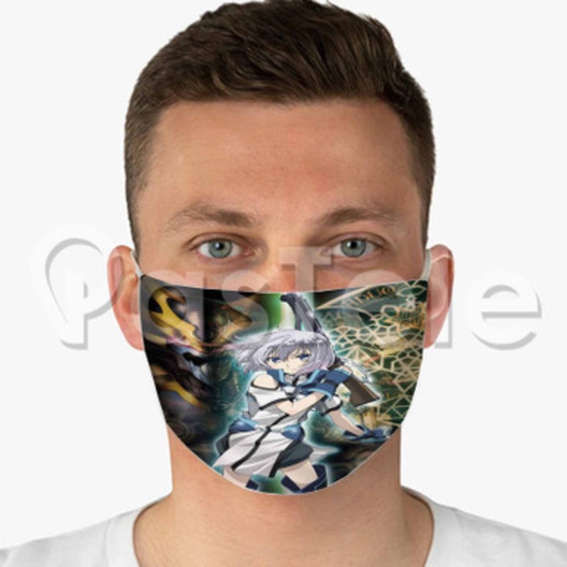 Knight s and Magic Custom Fabric Face Mask Polyester Two Layers Cloth Washable