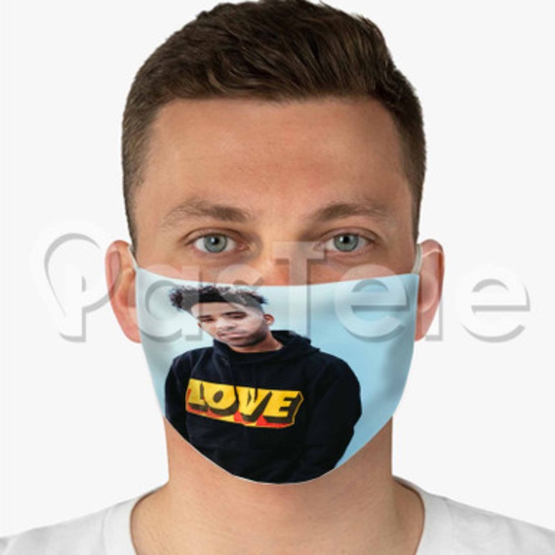 Kyle Custom Fabric Face Mask Polyester Two Layers Cloth Washable