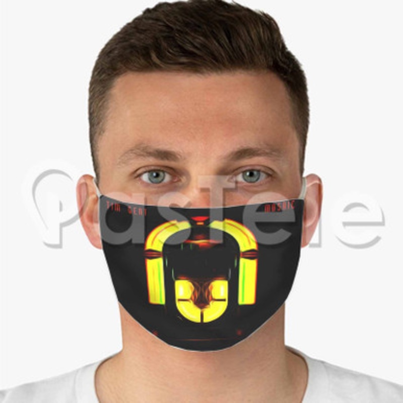 Mosaic Tim Gent Custom Fabric Face Mask Polyester Two Layers Cloth Washable