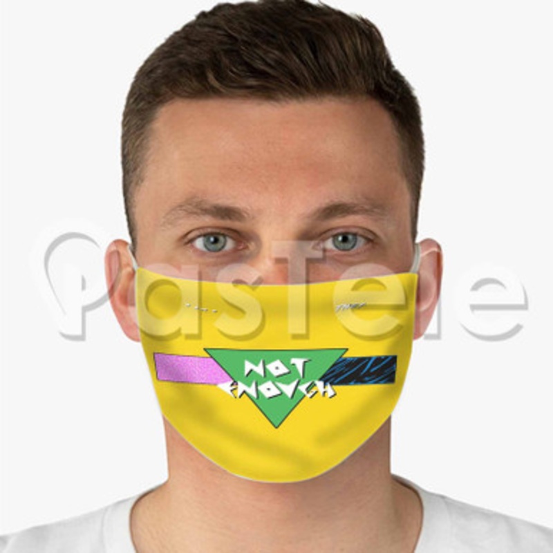 Not Enough Lido Feat THEY Custom Fabric Face Mask Polyester Two Layers Cloth Washable