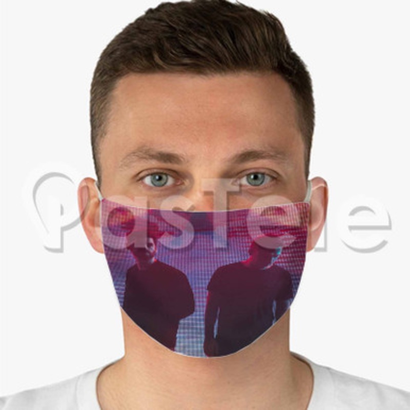 Odesza Custom Fabric Face Mask Polyester Two Layers Cloth Washable