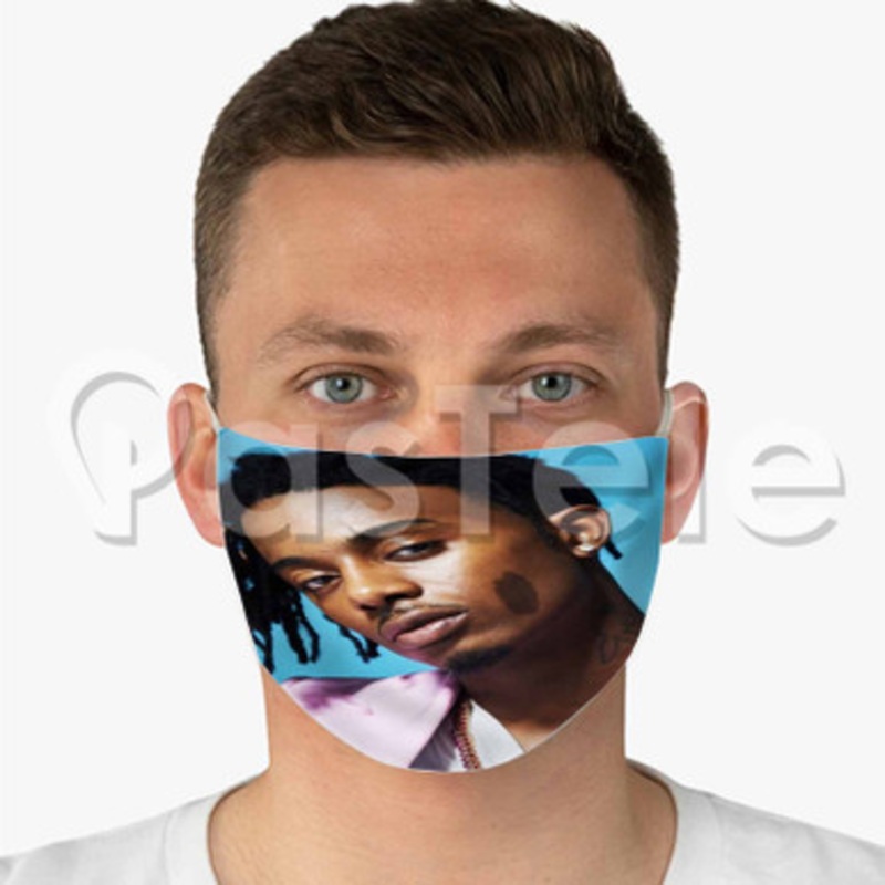 Playboi Carti 4 Custom Fabric Face Mask Polyester Two Layers Cloth Washable