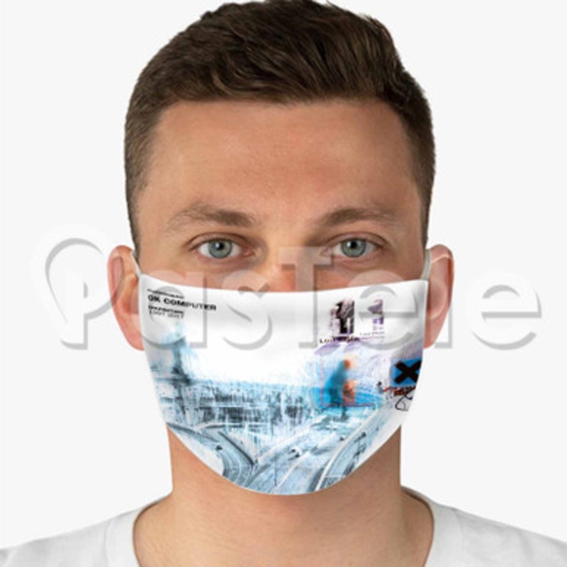 Radiohead I Promise Custom Fabric Face Mask Polyester Two Layers Cloth Washable