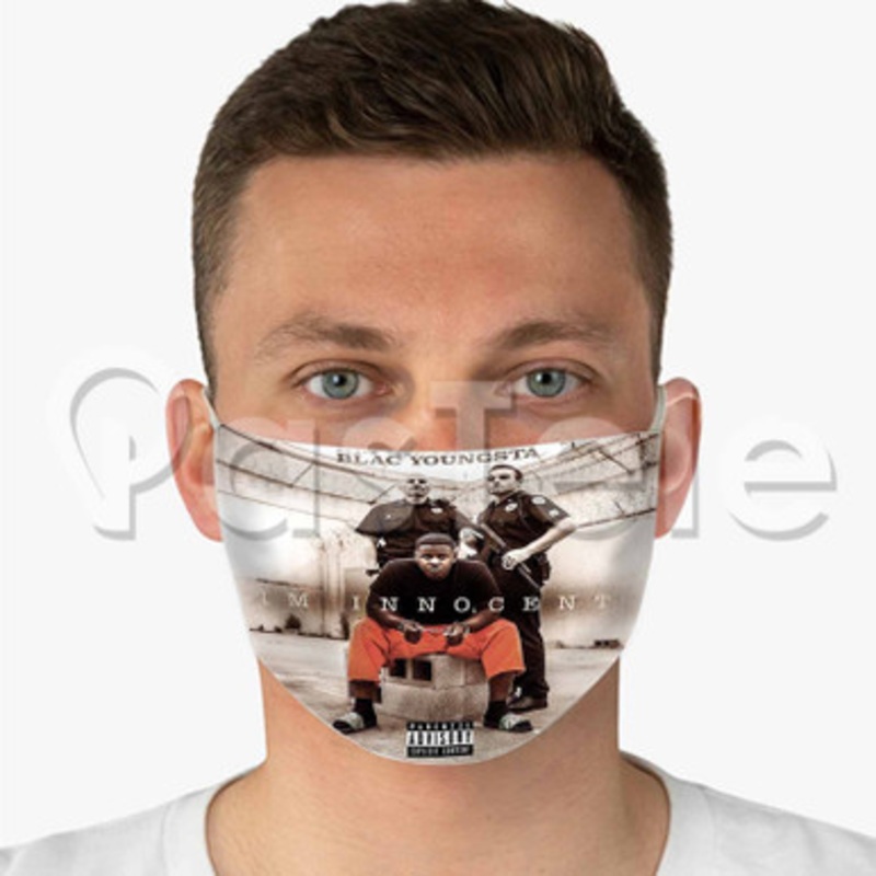 Sex Blac Youngsta Feat Slim Jxmmi Custom Fabric Face Mask Polyester Two Layers Cloth Washable