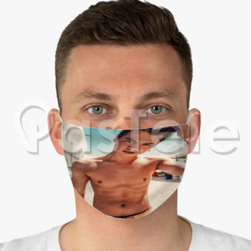 Taylor Caniff Custom Fabric Face Mask Polyester Two Layers Cloth Washable