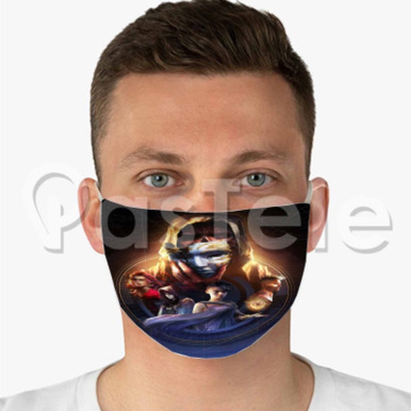 Torment Tides of Numenera Custom Fabric Face Mask Polyester Two Layers Cloth Washable